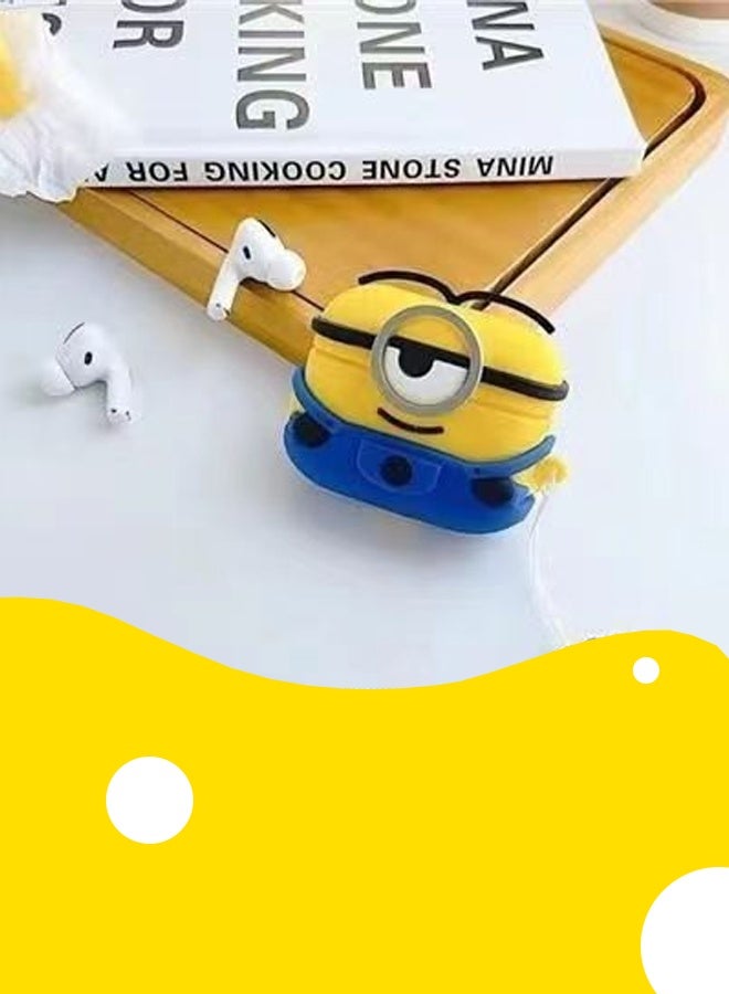 Compatible with Apple AirPods Pro 2 Silicone Protective Case Cover Minions - Image 4