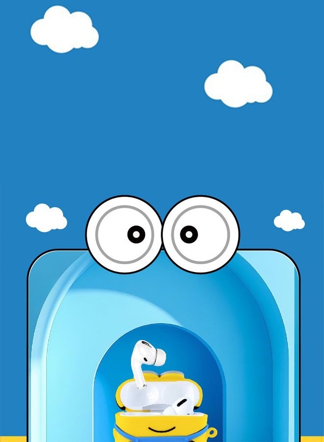 Compatible with Apple AirPods Pro 2 Silicone Protective Case Cover Minions - Image 5