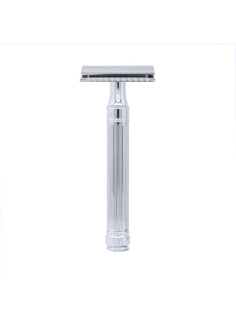 Edwin Jagger Edwin Jagger Chrome Lined Double Edge Razor - Long Handle 