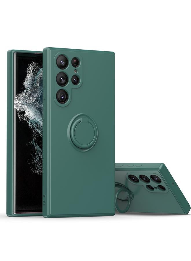 S-TOP Case For Samsung Galaxy S23 ultra 5G Ring Kickstand TPU Silicone Phone Case - Image 1