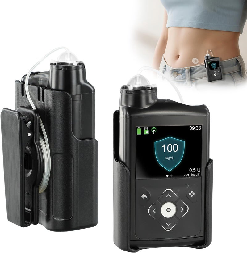 APDTEK حافظة مضخة ميدترونيك 780G مع مشبك حزام دوار 360 متين ملحقات ميدترونيك 780G لحقائب مضخة الأنسولين مناسبة فقط مع MiniMed 780G غير مناسبة لمضخة 770G المحدثة - Image 1