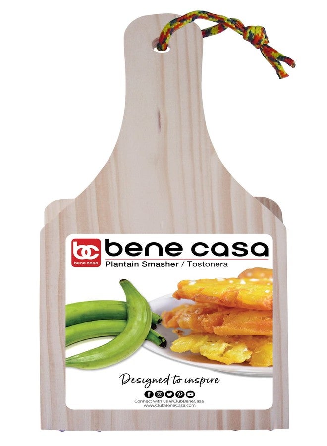 Bene Casa Wood Tostonera for Plantains, Large - Image 4