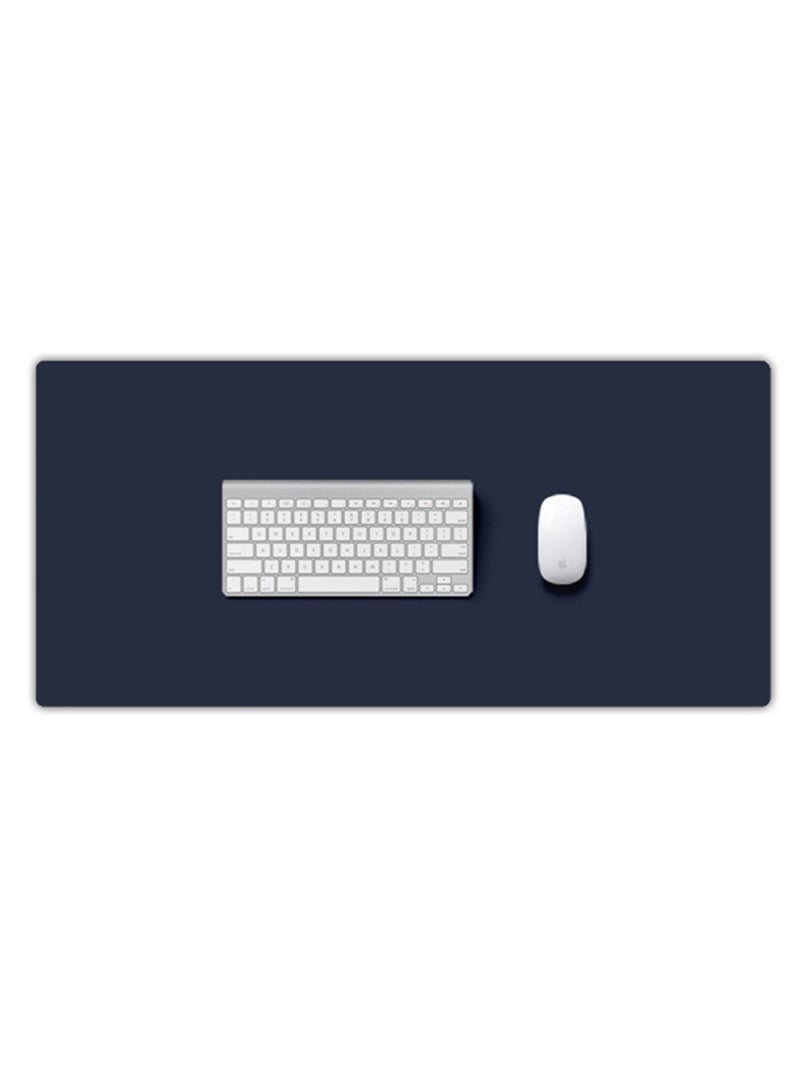 Large Area Mouse Pad, Smooth and Waterproof Surface, Easy to Clean and Store, Navy Blue, 80*40cm  - Image 1