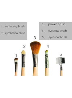 Women'S Professional Makeup Brush Includes Eyeshadow Foundation Eyebrow Lip Rouge Makeup Brushes (Off-White, Set Of 5) - pzsku/Z0A1992168305EA0160D4Z/45/_/1723298087/30d093c9-fd13-44ce-923a-f683c789e78e