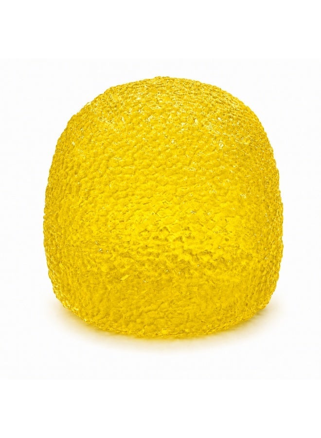 O2. لعبة Gumdrop صفراء للأطفال، لعبة ضغط حسية ناعمة ومرنة على شكل حبة حلوى بتصميم Super Solid Squish، مناسبة لعمر 3 سنوات فأكثر - Image 2