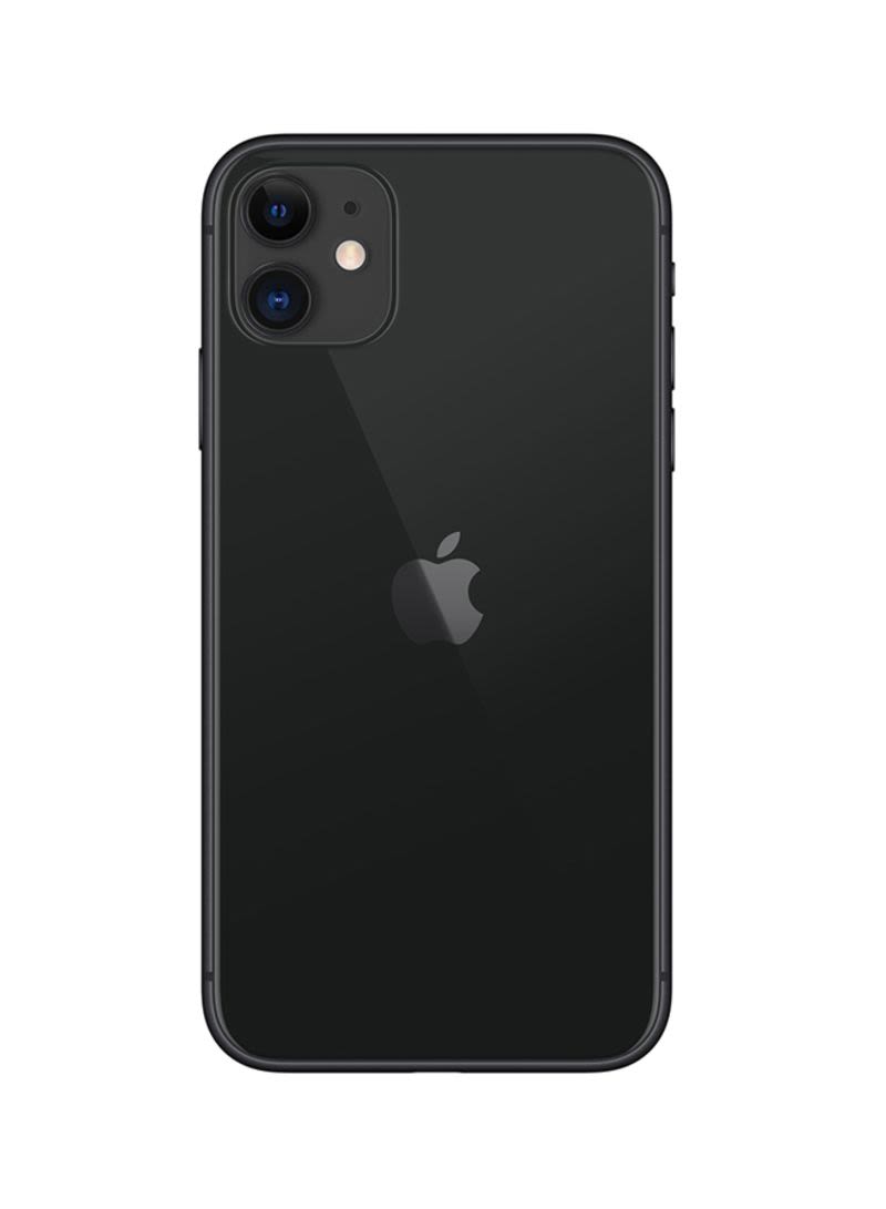 ابل  Refurbished - iPhone 11 Dual SIM 64GB Black 4G With Facetime - International Version - Image 5