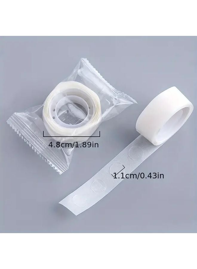200pcs Transparent Double Sided Adhesive Dots Strong Waterproof No Residue For Crafts Office - Image 4
