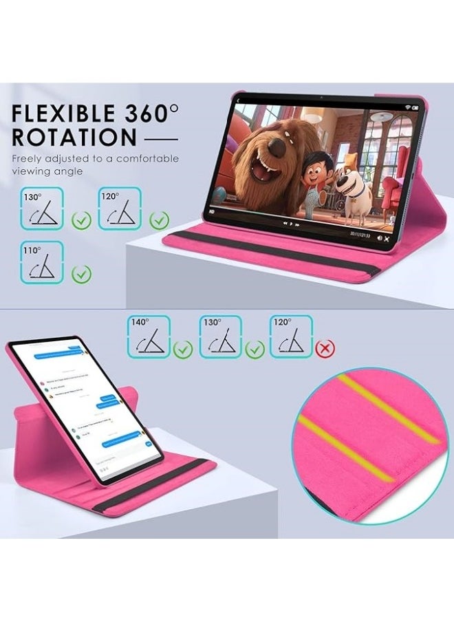 General Case Compatible with Honor Pad 8 12 inch 2022 Tablet Protector Pebbled Rotating 360 Solid Color Protective Case Holster  - Image 4