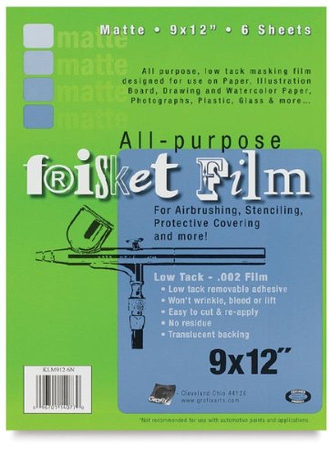 Grafix Frisket Low Tack MTE 9X12 Pkg/6 - Image 2