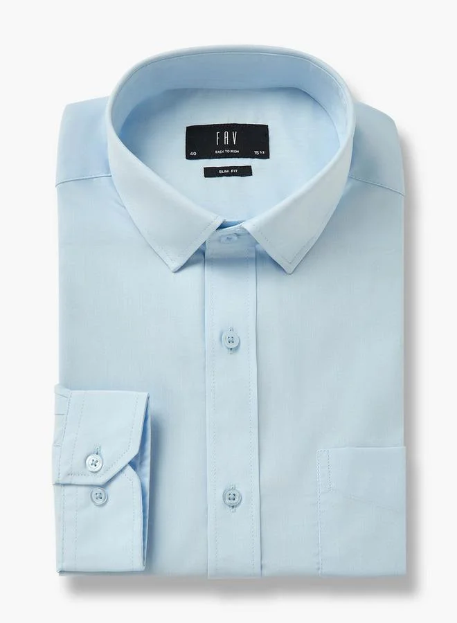 Splash FAV Set of 2 - Men Slim Fit Collared Long Sleeves Shirt