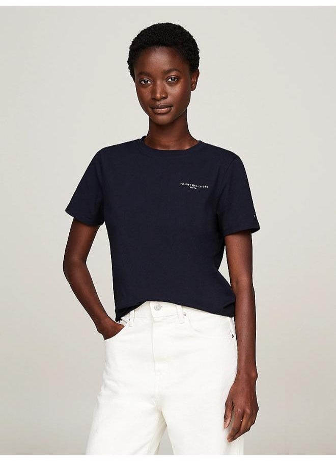 TOMMY HILFIGER - Logo Detailed Short Sleeve T-Shirt - Image 1