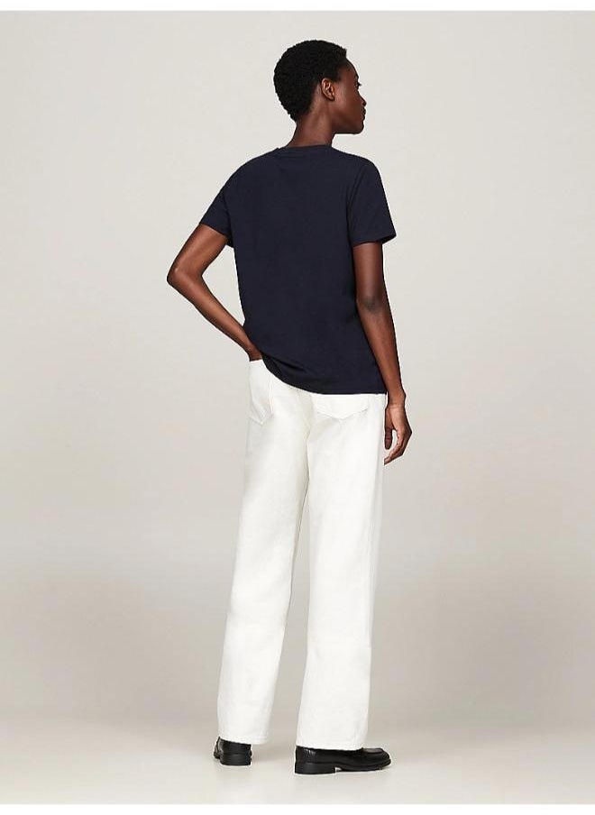 TOMMY HILFIGER - Logo Detailed Short Sleeve T-Shirt - Image 1
