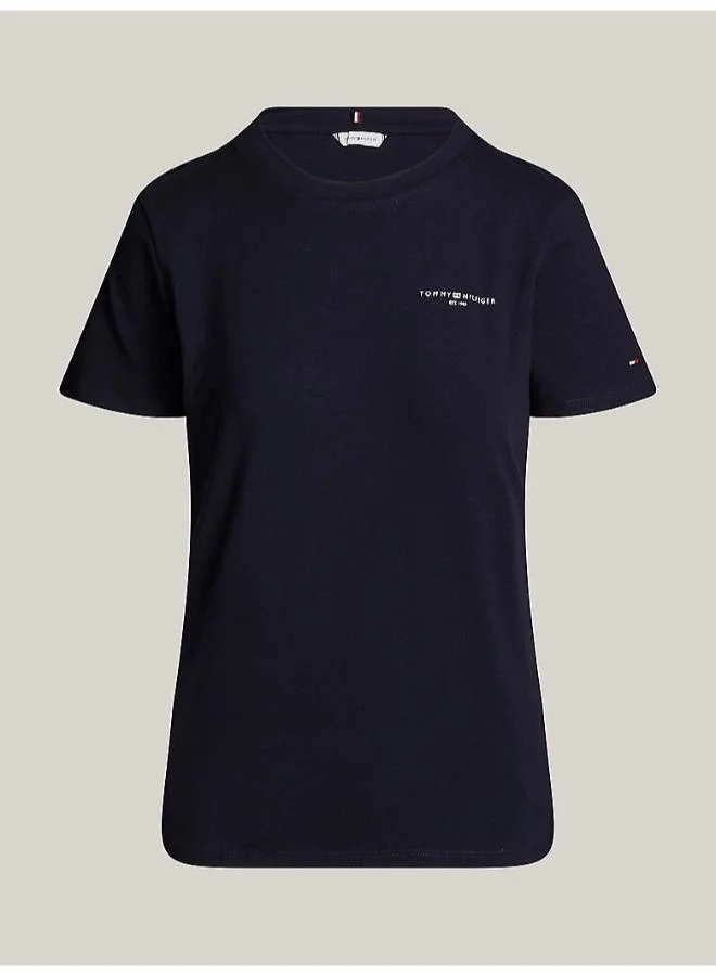 TOMMY HILFIGER Logo Detailed Short Sleeve T-Shirt
