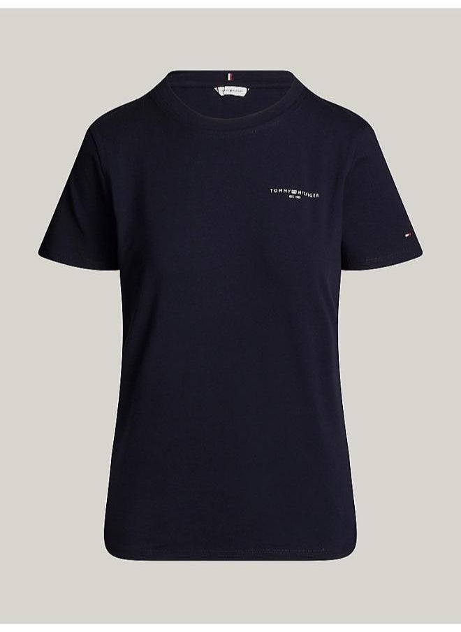 TOMMY HILFIGER - Logo Detailed Short Sleeve T-Shirt - Image 1