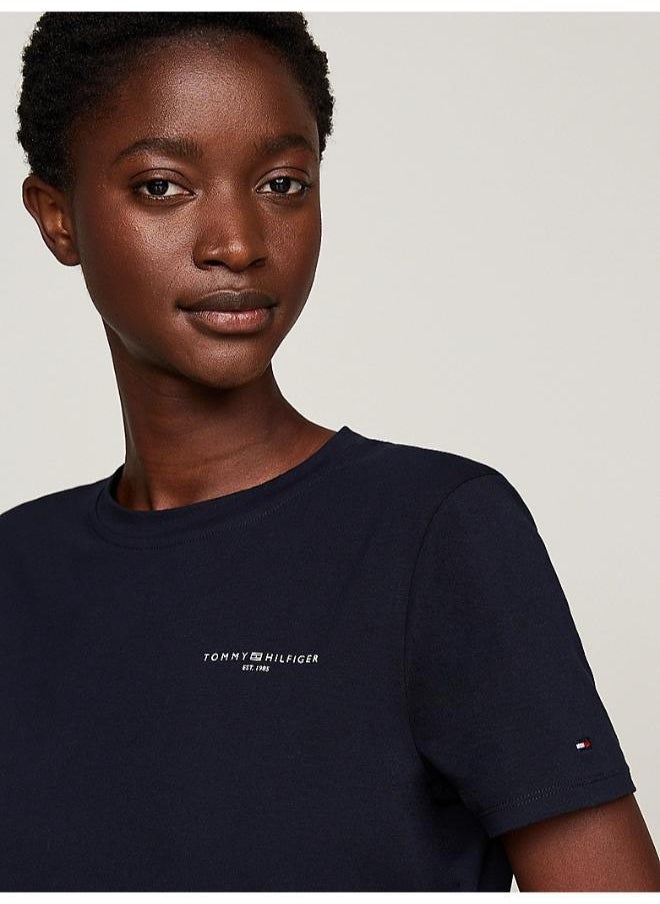 TOMMY HILFIGER - Logo Detailed Short Sleeve T-Shirt - Image 1