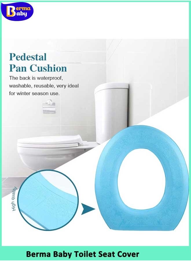 Berma Baby EVA Toilet Seat Cover Soft Toilet Seat Cushion Pad Toilet Seat Pad Bathroom Supplies  - Image 2