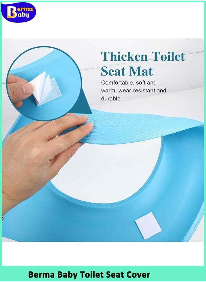 Berma Baby EVA Toilet Seat Cover Soft Toilet Seat Cushion Pad Toilet Seat Pad Bathroom Supplies  - Image 3