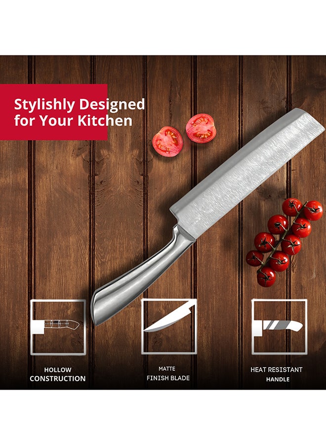 Feelings Stainless Steel Knife Heavy-Duty Meat & Vegetable Chopper with Ergonomic Handle Size 18 cm (KQ0808) - Image 5