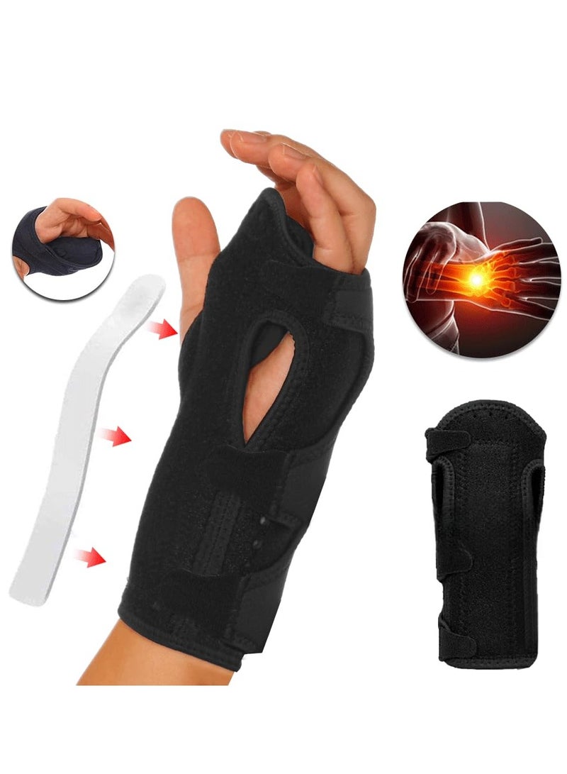 Carpal Tunnel Wrist Support Brace for Night Sleep with Splint and Cushion , Suitable for Both Hands , Ideal for Tendonitis and Wrist Pain Relief - Image 4