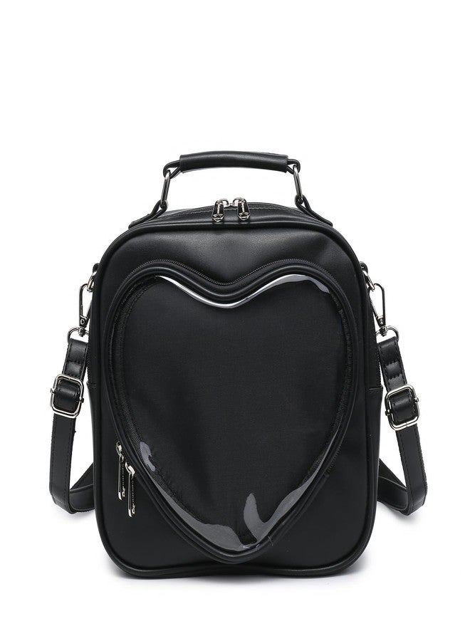 CHERRY SAUCE Dopamine Color Ita Bag Multi-Purpose Backpack Crossbody Satchel Heart Purse Kawaii Pin Display - Image 2