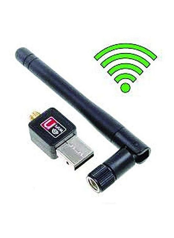 واي فاي أن محول USB لاسلكي مع أنتينا أسود - Image 5