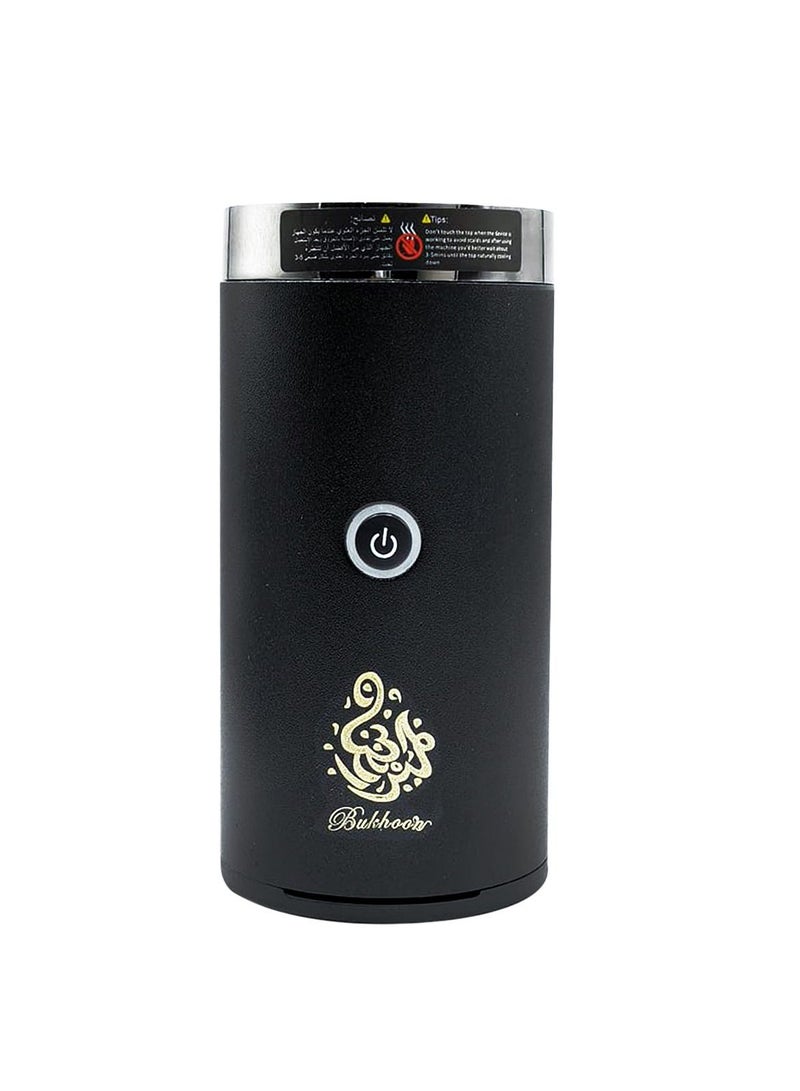 Bukhoor Car Bukhoor Usb Type-C Power Bukhoor Rechargeable Electric Mini Portable Incense Burner Black - Image 3
