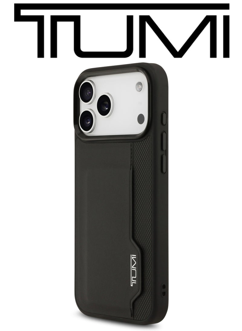 CG MOBILE iPhone 17 Pro Max Case, protective case with card holder, leather and silicone case, French design and the global brand logo TUMI, authentic and original. From CG Mobile. - Image 5