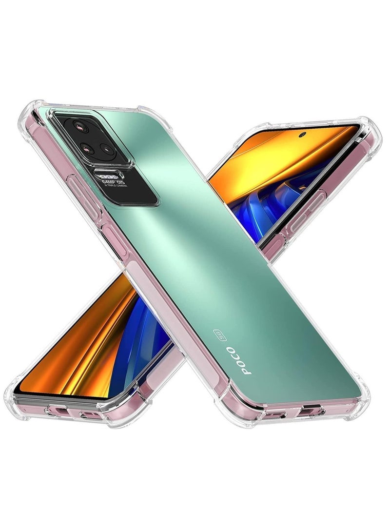 ten.tech Ten Tech Transparent cover with anti-shock corners made of heat-resistant polyurethane for Poco F4 – Transparent - Image 1