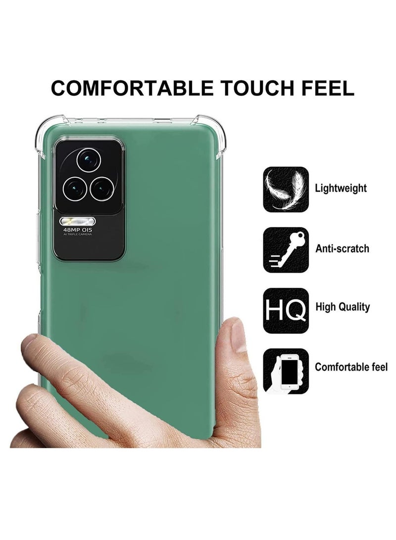 ten.tech Ten Tech Transparent cover with anti-shock corners made of heat-resistant polyurethane for Poco F4 – Transparent - Image 2