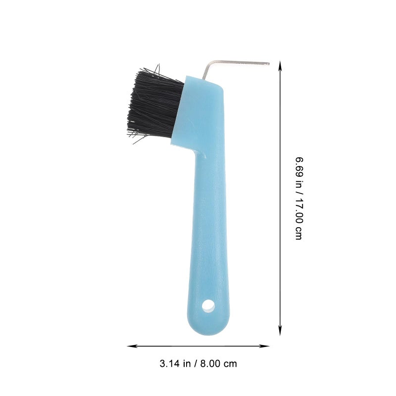 Horse Hoof Grooming Brush and Pick Set with Supple Grip Cleaning Tool Random Color - Image 3