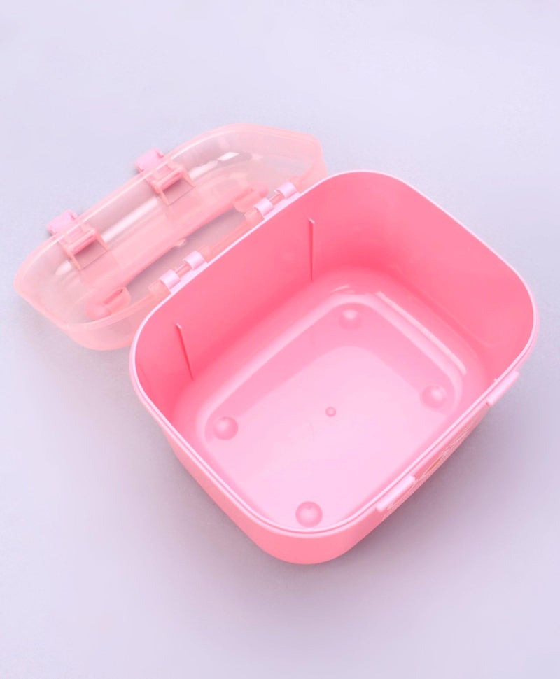Ameedarshan Uteki Multipurpose Semi Transparent Plastic Storage Medicine Box with Handle and Removable Tray Pill Organizer (Big Size) (Pack of 1) - Image 5