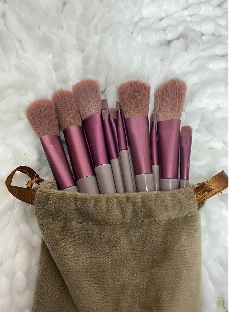 13 Pcs Makeup Brushes Soft Fluffy Prfessional Foundatiion Blush Powder Eyeshadow Kabuki Blending Make Up Brush Beauty Tools