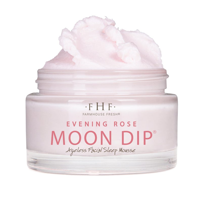 FarmHouse Fresh FarmHouse Fresh Evening Rose Moon Dip  Retinol Night Cream with Peptides  Vitamin C  17 Fl Oz