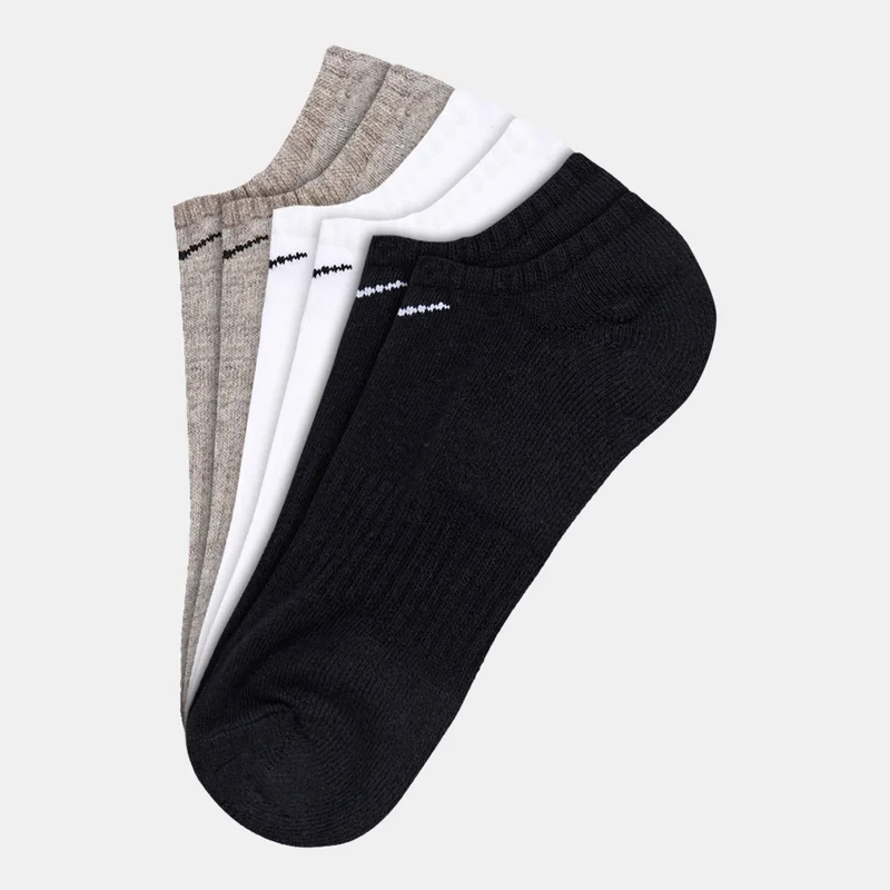 Nike Everyday Cushion No-Show Training Socks (3 Pack)