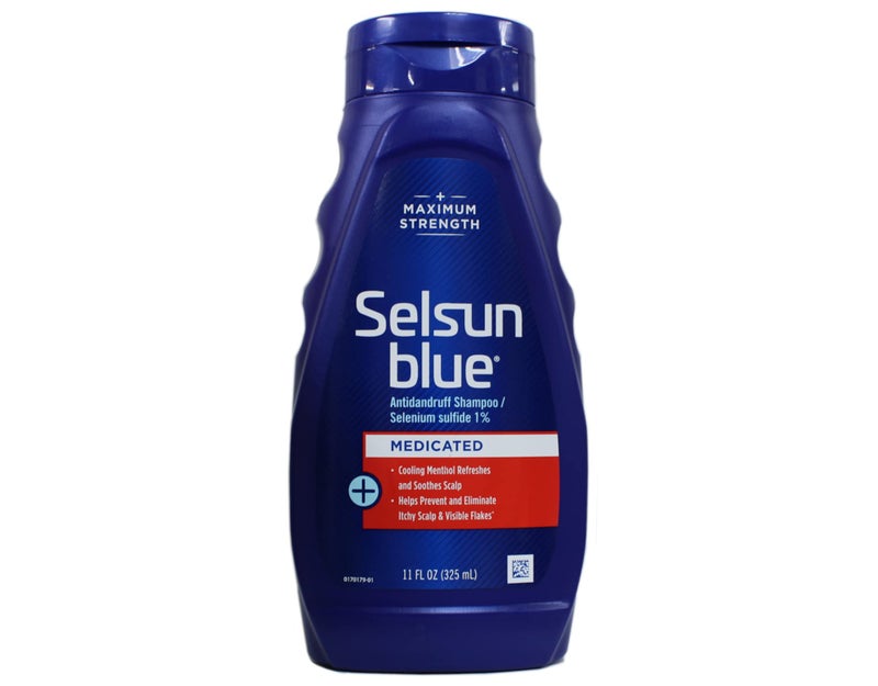 Selsun Blue Dandruff Shampoo Medicated with Menthol Maximum Strength - Image 1