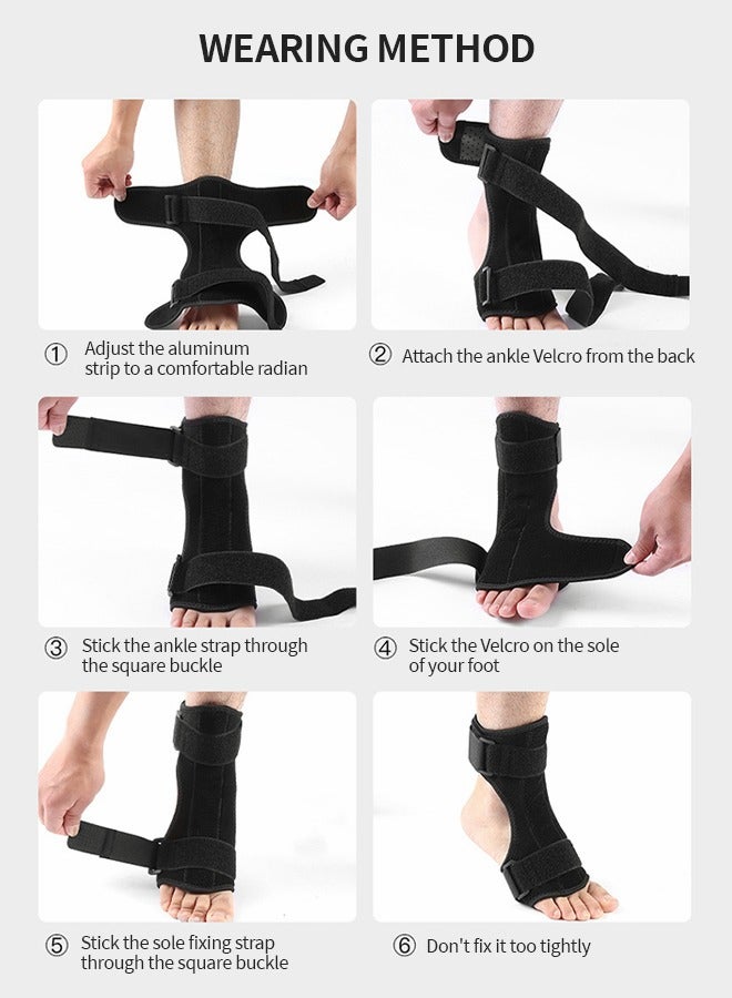 GROIC 1 Pair Ankle Brace for Women and Men, Breathable Comfortable Adjustable Ankle Wrap, Ankle Support for Running, Basketball, Achilles, Minor Sprains, Joint Pain Relief, Injury Recovery, One Size Fits All  - Image 5