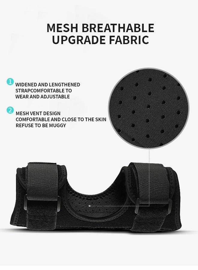 GROIC 1 Pair Ankle Brace for Women and Men, Breathable Comfortable Adjustable Ankle Wrap, Ankle Support for Running, Basketball, Achilles, Minor Sprains, Joint Pain Relief, Injury Recovery, One Size Fits All  - Image 4