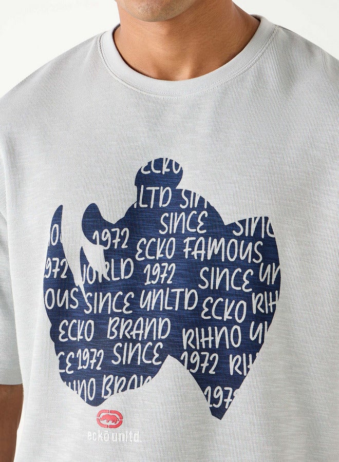 Ecko Unltd. Ecko Unltd Printed Crew Neck T-shirt with Short Sleeves - Image 4