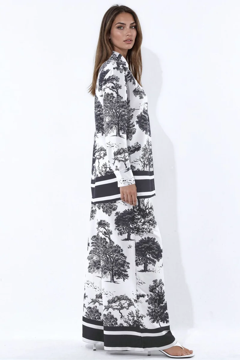 جينيفر Cotton-Viscose Two-Piece Coord