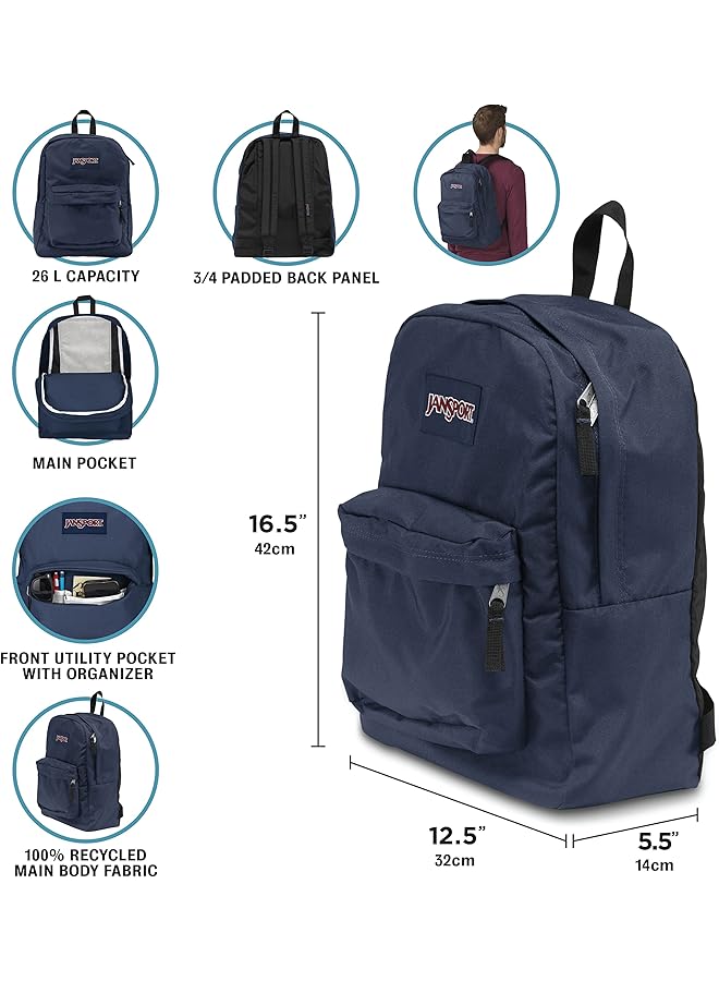 جان سبورت حقيبة ظهر Black Label Superbreak الكلاسيكية خفيفة الوزن - Image 3