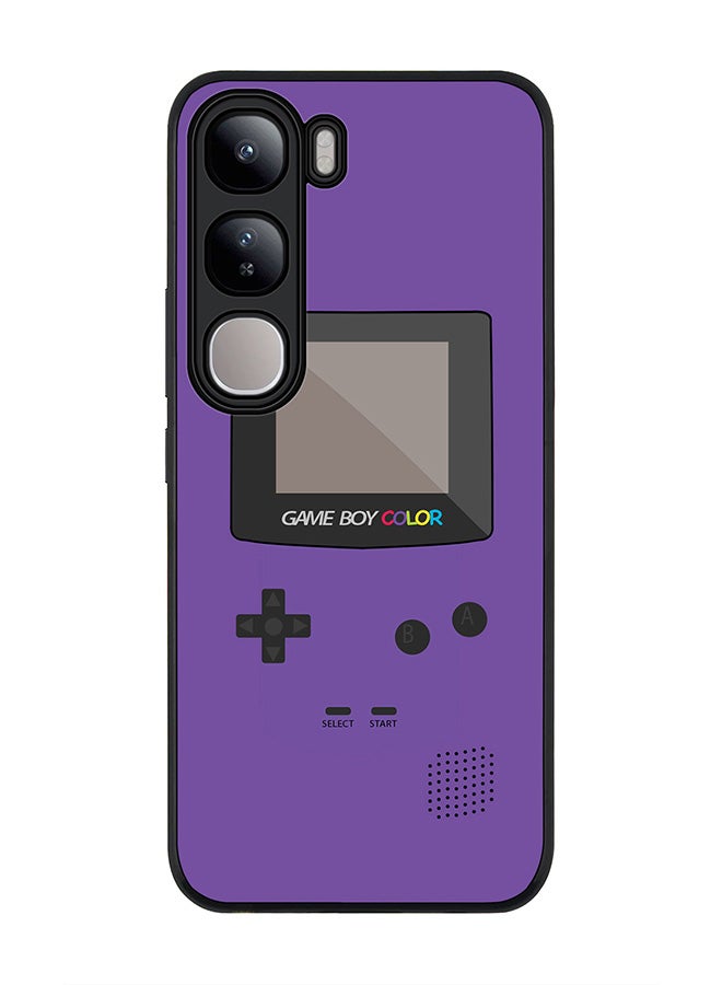 Stylizedd For vivo V40 Lite Case,Slim fit Camera Protection, Shockproof Thin Phone cover - Gameboy Color - Purple - Image 1