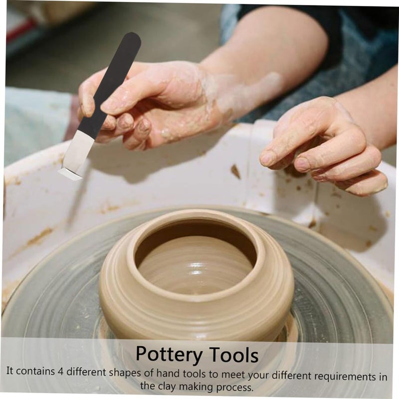 DIY Pottery Tools Set With Small Handle Mug Forms For Clay Sculpting Art Projects - Image 5