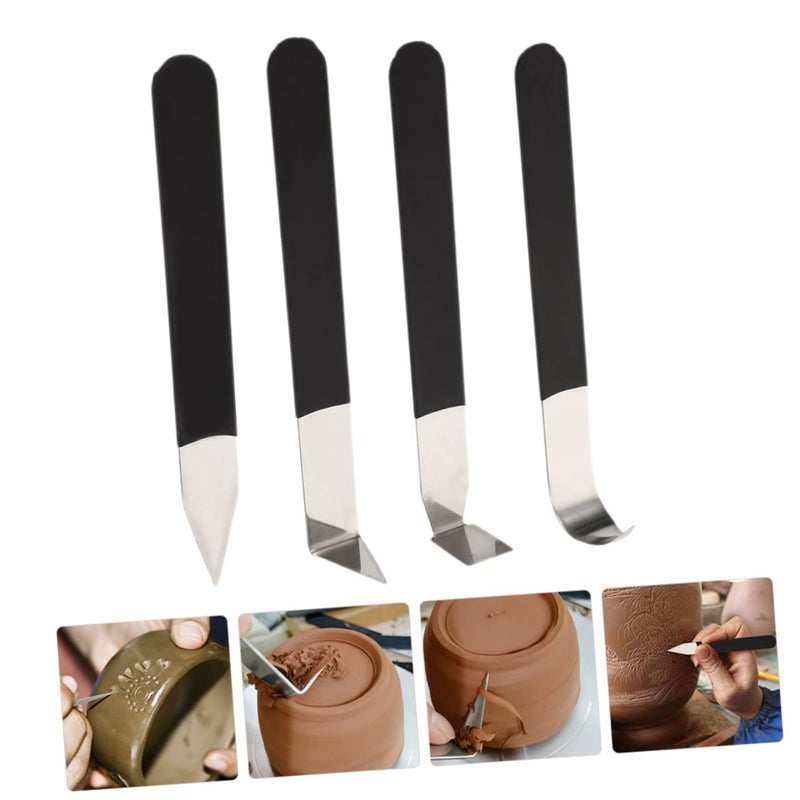 DIY Pottery Tools Set With Small Handle Mug Forms For Clay Sculpting Art Projects - Image 4