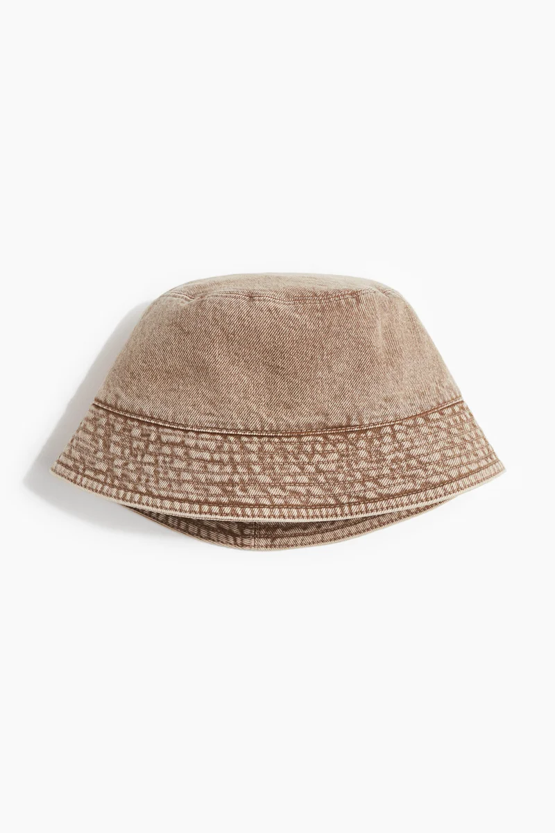 Twill bucket hat