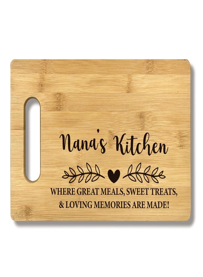 FONDCANYON Nana's Bamboo Cutting Board - Grandma Gift, Kitchen Decor, Mothers Day, Birthday, Christmas - Image 1