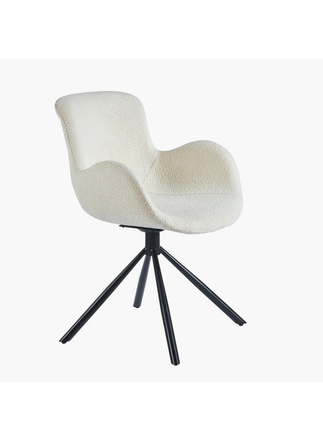 Home Box Cocoon Dolce Swivel Dining Chair 79 X 59 X 58 Cm - Image 3