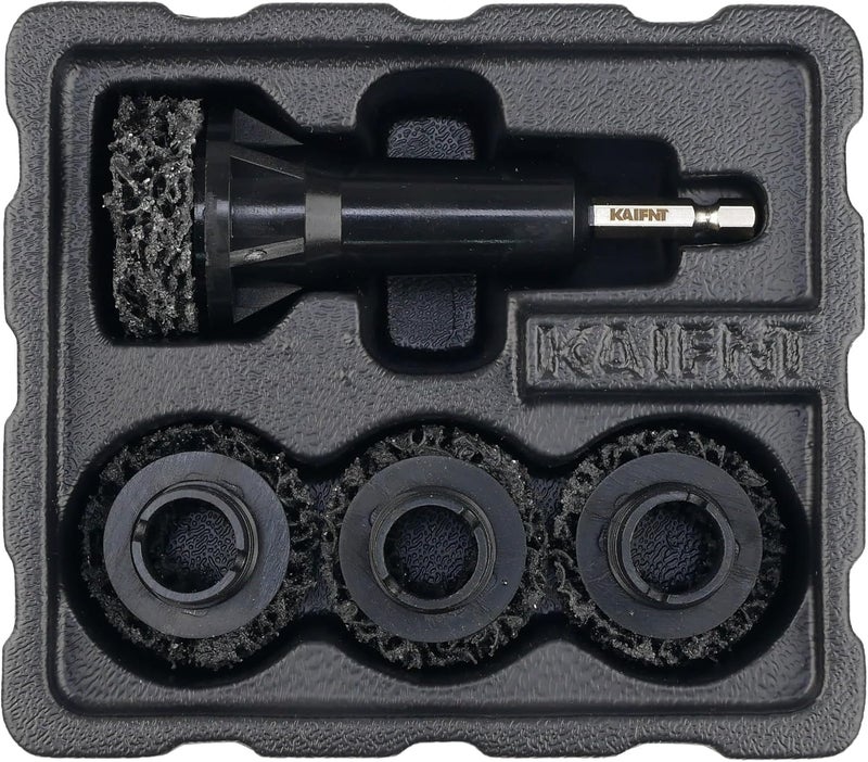 KAIFNT K234 Brake Hub Resurfacing Kit with 4 Pads and 1/4-Inch Hex Drive - Image 4