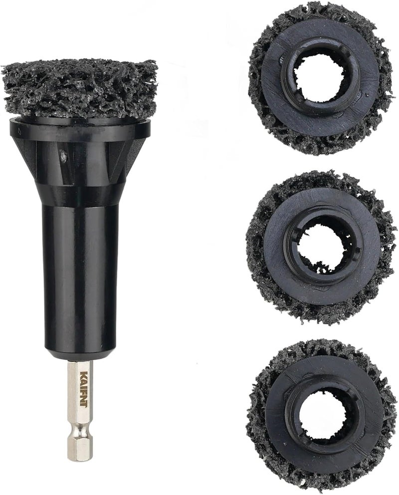 KAIFNT K234 Brake Hub Resurfacing Kit with 4 Pads and 1/4-Inch Hex Drive - Image 2