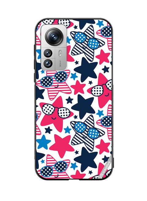 Protective Case Cover For Xiaomi 12X Star Pattern Vector Design Multicolour