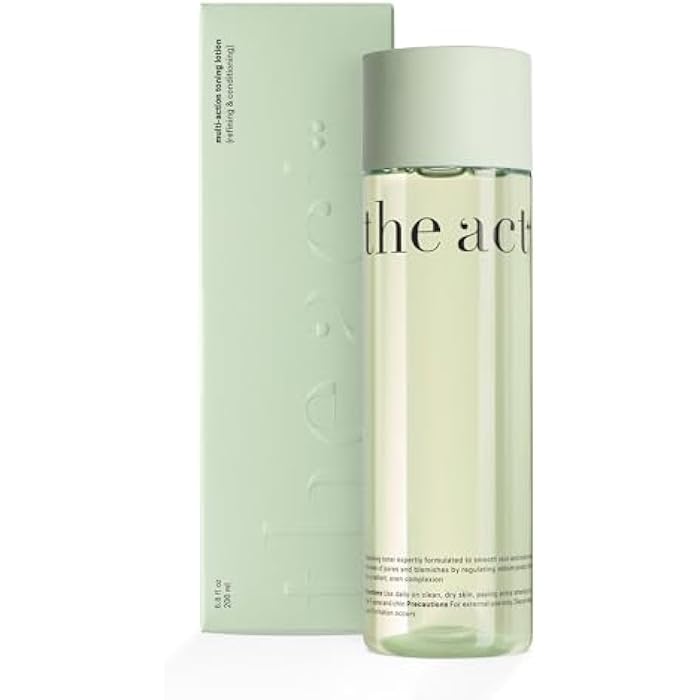 THE ACT Facial Toner for All Skin Types – Hydrating, Toning & Cleansing Toner for Face, All Types Skin, Pore Cleanser with Patented Pine Extract, Makeup Remover, Self & Skin Care Routine, 6.8 Fl Oz - Image 1